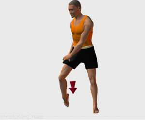 Tabella di allenamento di stretching (guida degli esercizi) consigliati per:  scherma,  piedi e caviglie.