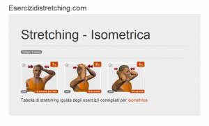 Immagine stretching: Isometrica