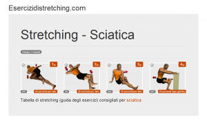 Immagine stretching: Sciatica
