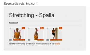 Immagine stretching: Spalla