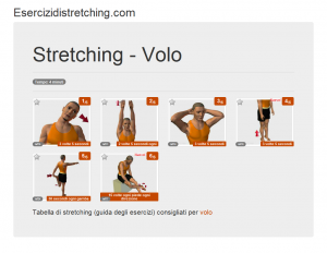 Immagine stretching: Volo
