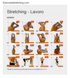 Immagine stretching: Lavoro